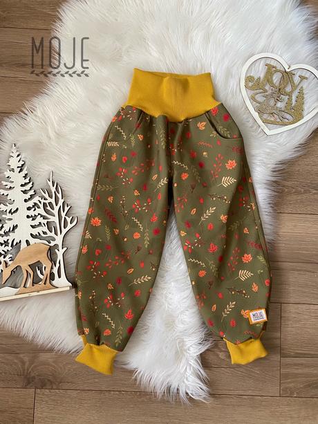 Reflexne softshellove nohavice na zimu/jar/jesen, 86 - 128