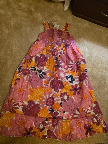 Farebné letné šaty 110/116, topolino,110