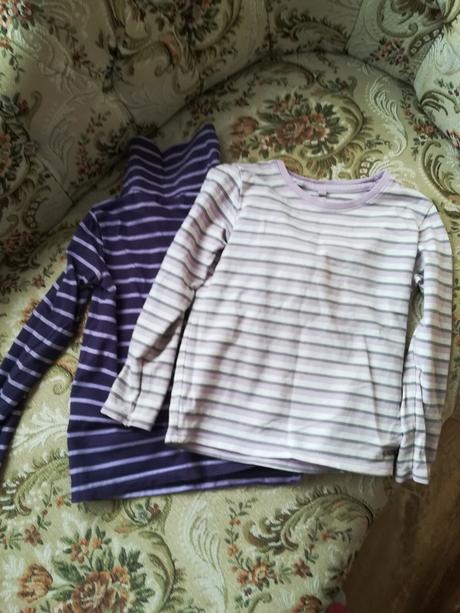 Balík dlhých tričiek veľ. 110 8 ks, palomino,110