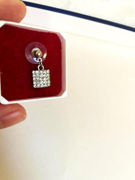 Luxusné štrasové náušnice, 