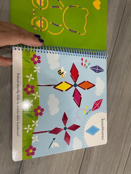 Kniha pre deti obkresli si tvary, 