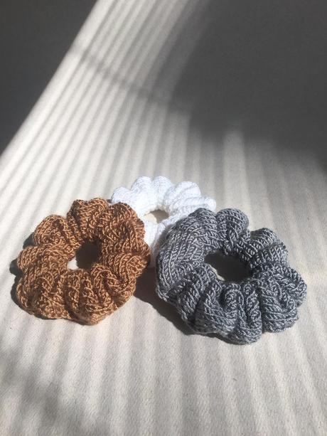Handmade scrunchies,
