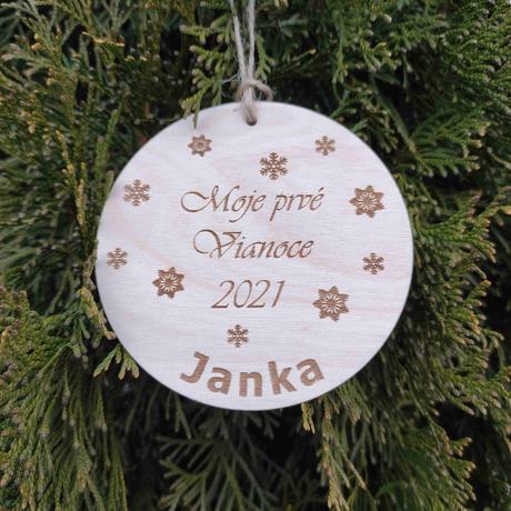 Vianočná guľa - moje prvé vianoce, 