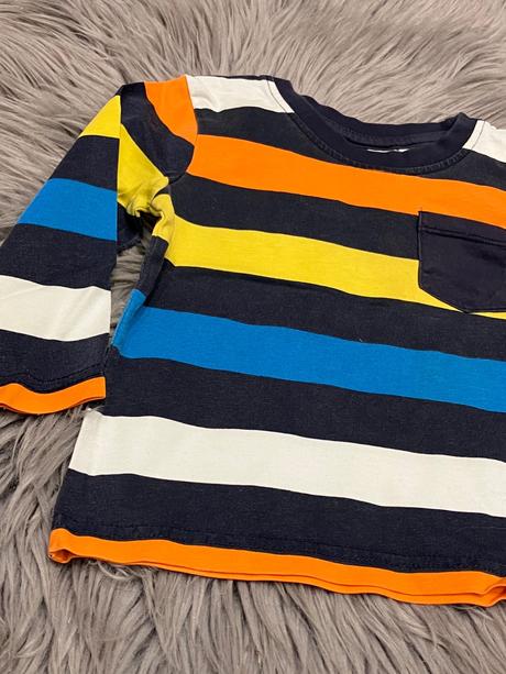 Chlapčenské pásikavé tričko (80), 80