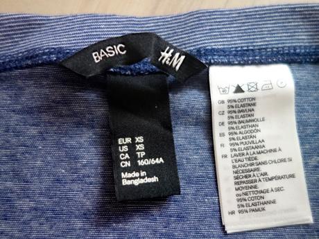 Dámska sukňa h&m basic, h&m,xs