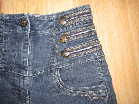 Dámské šortky -34- denim, denim,34