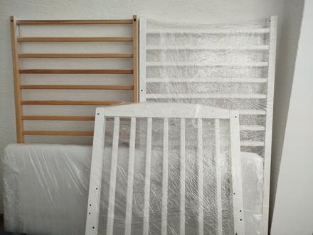 Biela postieľka, šírka (cm): 60,dĺžka (cm): 120