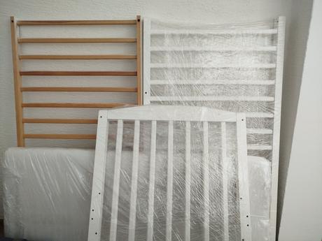 Biela postieľka, šírka (cm): 60,dĺžka (cm): 120