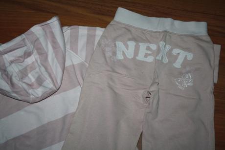 Ružová tepláková suprava, next,110