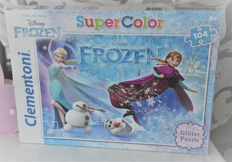 Trblietavé puzzle frozen-104ks, 