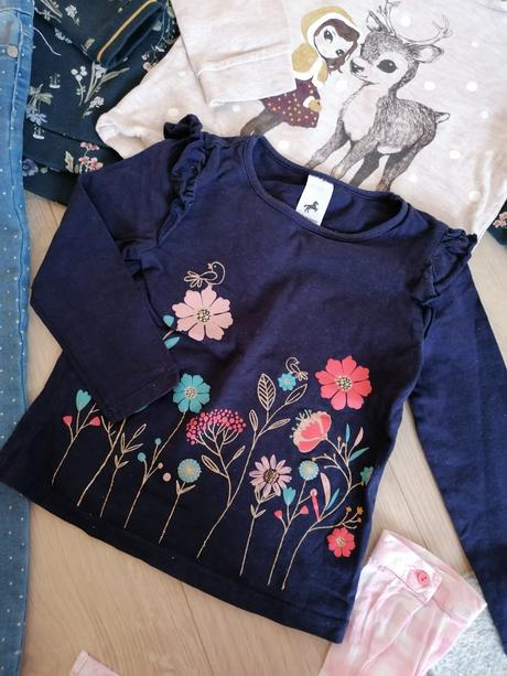 Balík oblečenia na jar/jesen pre dievčatko 110, 104–116