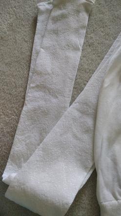 Biele trblietave silonky, 152