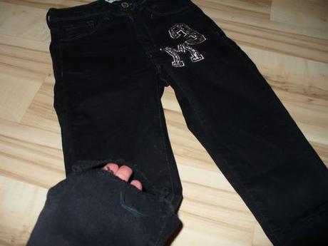 Čierne rifle skiny xxs 32, tally weijl,32