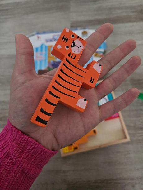 Drevené kocky zvietatka, 