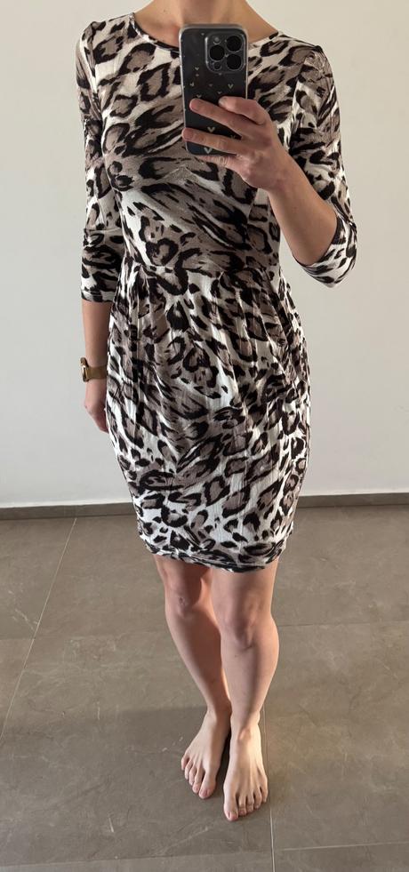 Tigrované šaty, xs