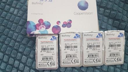 Kontaktné šošovky cooper vision biofinity -3,50,