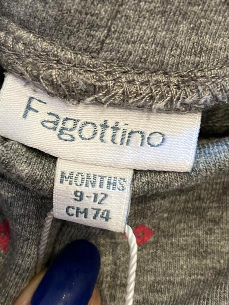 Dievčenské tepláky s písmenkami (9-12 mes.), fagottino,74