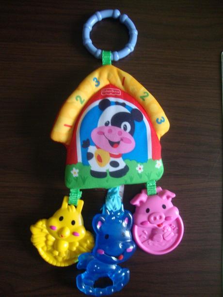 Závesné hryzadlo fisher price s melódiami,
