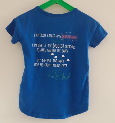 Tričko next z uk brontosaurus vyklápacie v.98, next,98