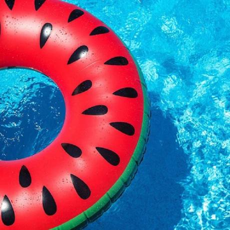 Koleso na plávanie melón alebo donut,