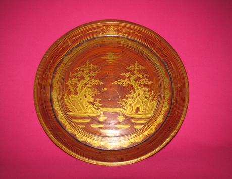 Dekoračný tanier s čínskym motívom, 