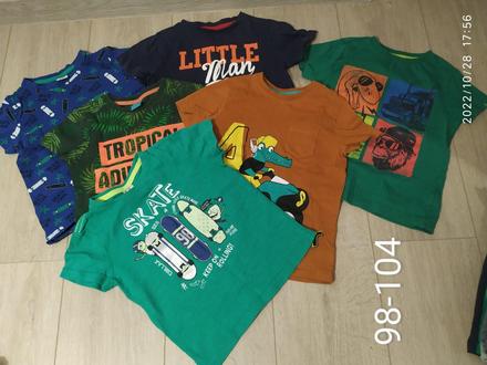 Balík tričiek (98-104) - 6 ks, 86–98