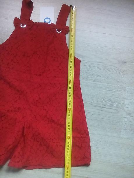 Kraťasový čipkový overal, mayoral,134