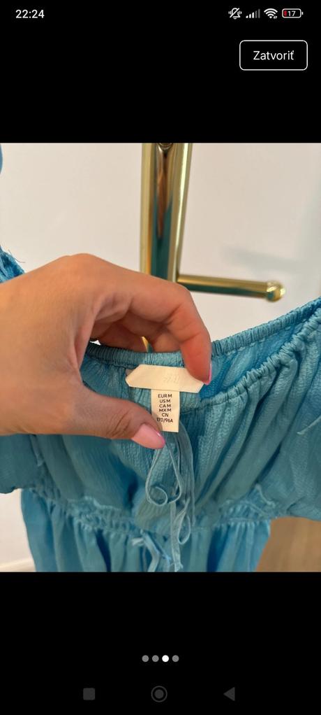 Maxi šaty, h&m,m