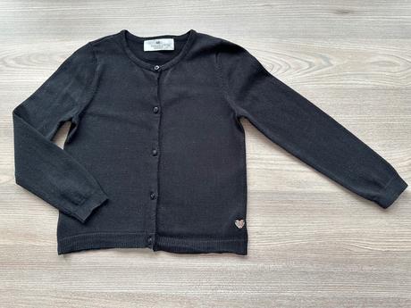 Svetrík h&m 110/116 čierny, h&m,116