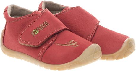 Fare bare - kožené tenisky červené, fare,19