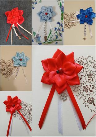 Mašličky na kočík handmade,