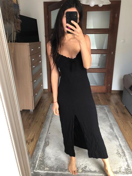 Čierne dlhé šaty, new yorker,m