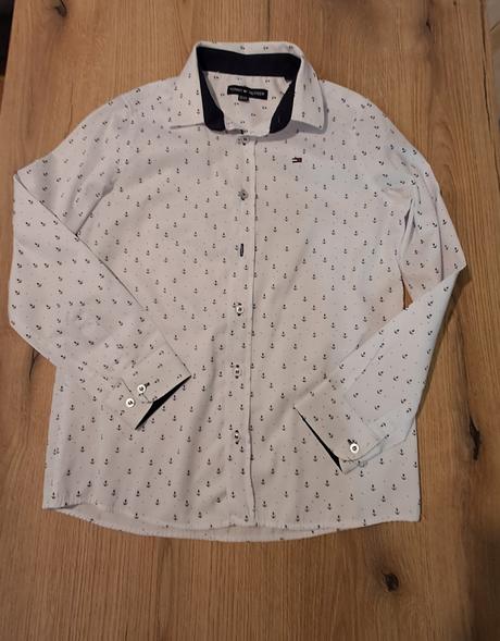 Elegantná košeľa s kotvami 158/164 2 v1, tommy hilfiger,152