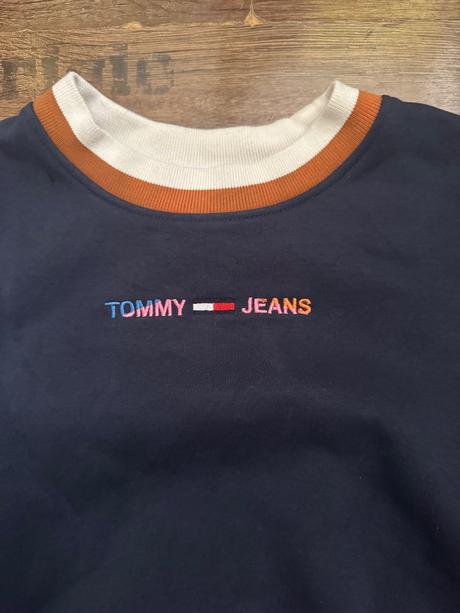 Cropnutá mikina tommy jeans, tommy hilfiger,xs
