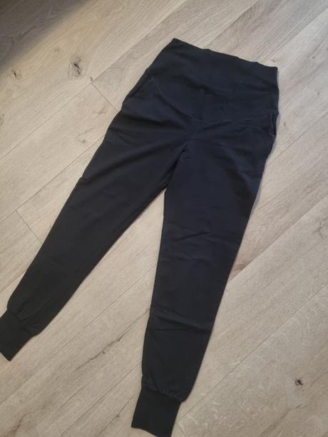 Tehotenské tepláky čierné, h&m,40