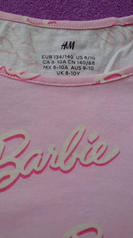 Hm barbie šaty s volánikmi len oprané, h&m,134
