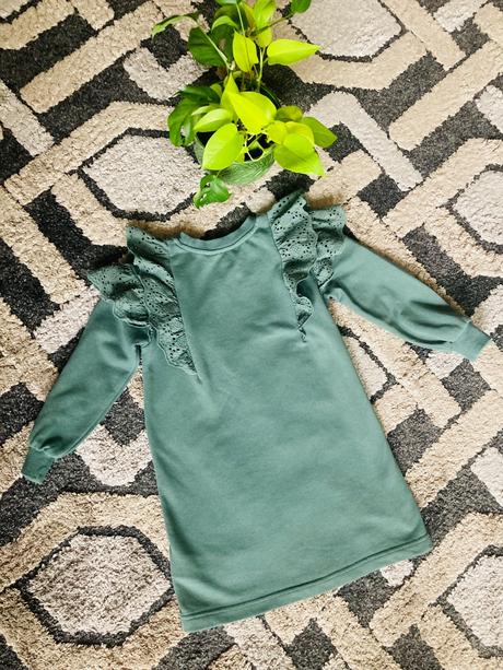 Krasne saty s krajkou h&m vel.110/116, h&m,110