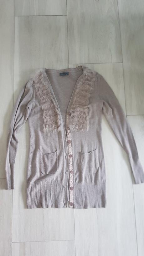 Sveter so zivou kozusinkou, m