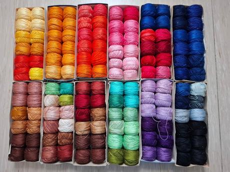 Bavlnky na vyšívanie,