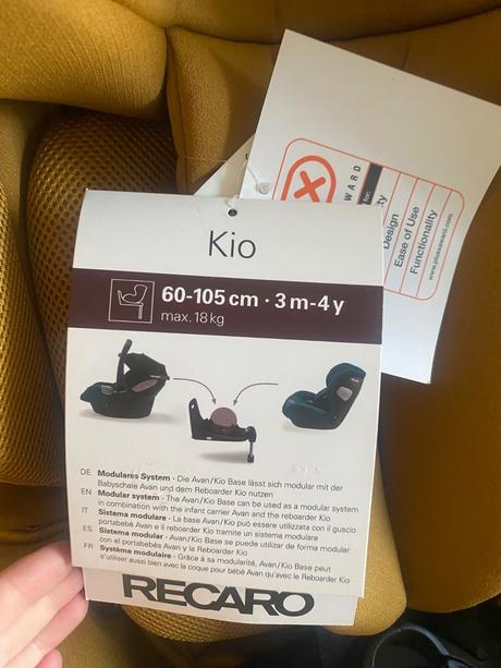 Nova autosedačka recaro kio farba sweet curry (d, recaro