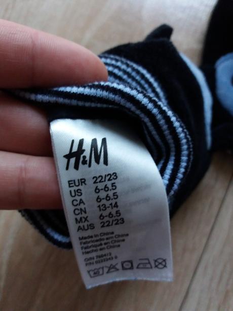 Teplé papučky, h&m,23