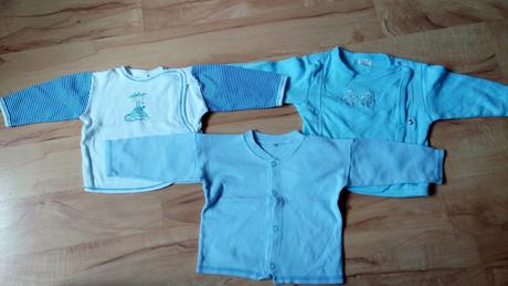 3x košieľky - 68 ( dve zavinovacie ), 68