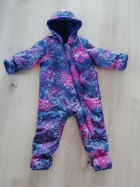 Kombineza overal, vyteplena zimna, dl.76 cm, lupilu,86