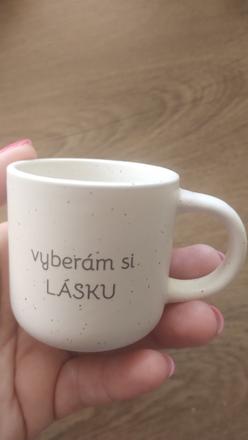 Šálka "vyberám si lásku" piccolo, 