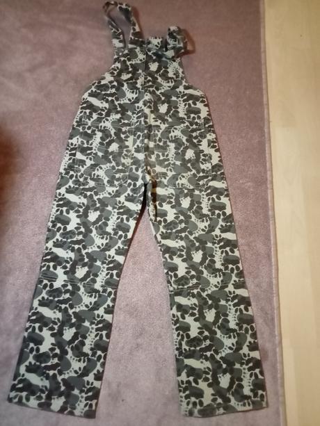 Maskáčové riflové nohavice, boys,146