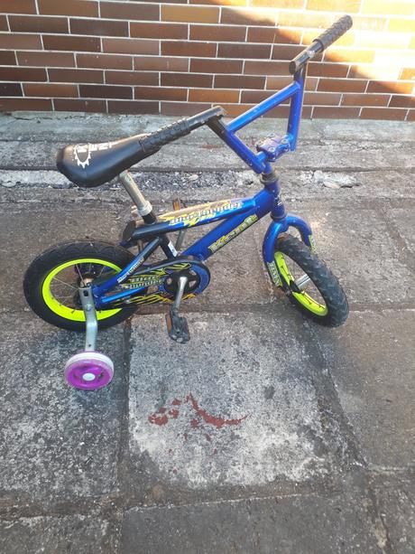 Bicykel bmx kent blue thunder 12", bmx,12