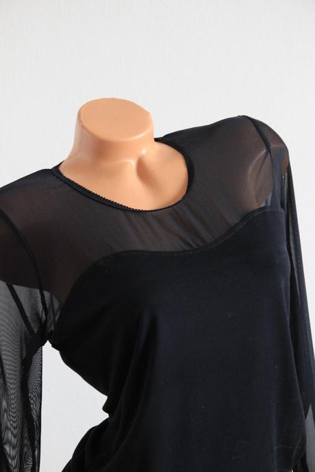 Čierny body top, m/l, m