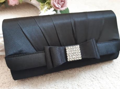 Spoločenská saténová kabelka, 