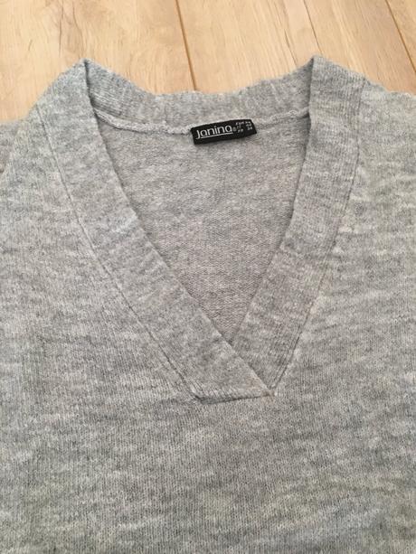 Dámsky sivý sveter, kik,36