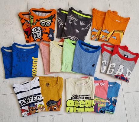 Balík oblečenia dvojičky 86/98 next, 86–98